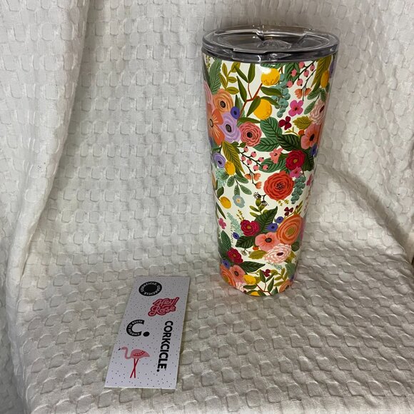NWT Floral Garden Party Corkcicle x Rifle Paper Co. 24 oz Tumbler - Picture 3 of 6